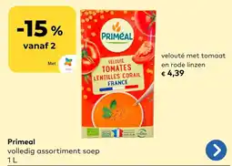 Bio Planet Primeal velouté met tomaat en rode linzen aanbieding