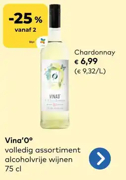 Bio Planet Vina'0° Chardonnay aanbieding