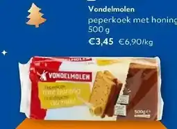OKay Vondelmolen peperkoek met honing 500 g aanbieding