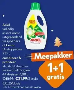 OKay Ariel vloeibaar wasmiddel Original 44 dosissen 1,98 L aanbieding