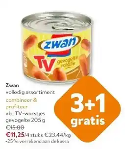 OKay Zwan TV-worstjes gevogelte 205 g aanbieding