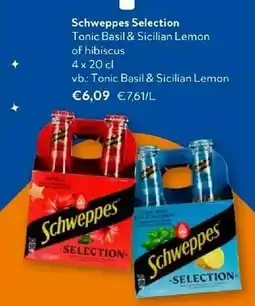 OKay Schweppes Selection Tonic Basil & Sicilian Lemon aanbieding