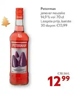 OKay Peterman jenever neuzeke 14,9% vol 70 cl aanbieding