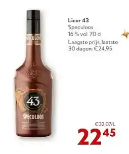 OKay Licor 43 Speculoos 16% vol 70 cl aanbieding