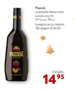 OKay Passoã exotische likeur met passievrucht 17% vol 70 cl aanbieding