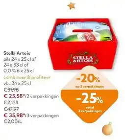 OKay Stella Artois 24 x 25 cl aanbieding