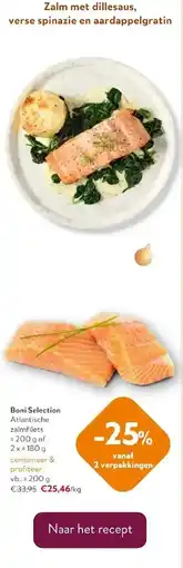 OKay Boni Selection Atlantische zalmfilets aanbieding