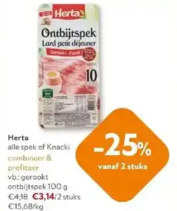 OKay Herta alle spek of Knacki aanbieding