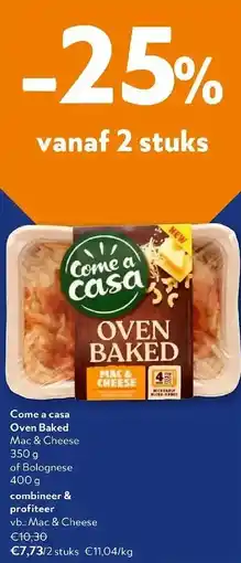 OKay Come a casa Oven Baked Come a casa Mac & Cheese 350 g aanbieding