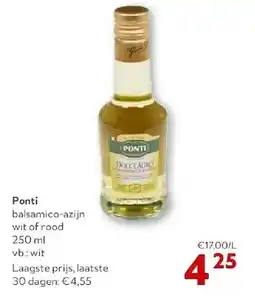 OKay Ponti balsamico-azijn wit of rood 250 ml aanbieding
