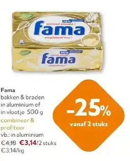 OKay Fama bakken & braden in aluminium of in vlootje 500 g aanbieding