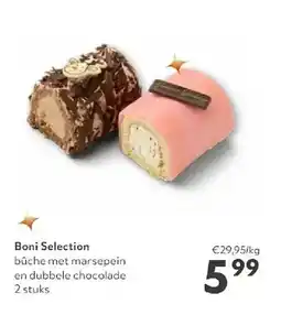 OKay Boni Selection bûche met marsepein aanbieding