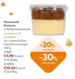 OKay crème brûlée met chocomousse 130 g aanbieding
