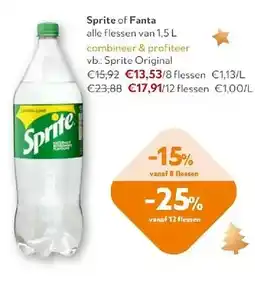 OKay Sprite of Fanta alle flessen van 1,5 L aanbieding