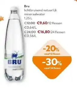 OKay Bru lichtbruisend natuurlijk mineraalwater 1,25 L aanbieding