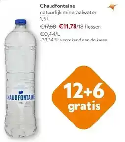 OKay Chaudfontaine natuurlijk mineraalwater 1,5 L aanbieding