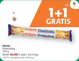 Comarkt Herta Bladerdeeg aanbieding