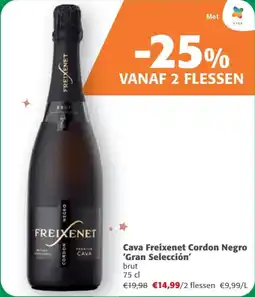 Comarkt Cava Freixenet Cordon Negro Gran Selección aanbieding