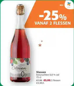 Comarkt Stassen bosvruchten 0,0 % vol aanbieding
