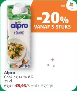 Comarkt Alpro Cooking 14 % V.G. aanbieding
