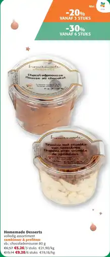 Comarkt Homemade Desserts aanbieding