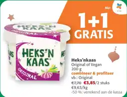Comarkt Heks'nkaas Original of Vegan aanbieding