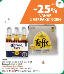 Comarkt Leffe of Corona aanbieding