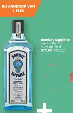 Comarkt Bombay Sapphire London Dry Gin 40% vol aanbieding