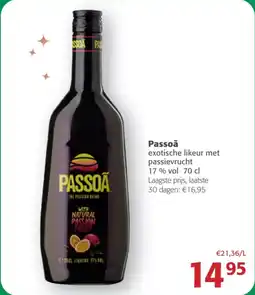 Comarkt Passoã exotische likeur met passievrucht 17% vol aanbieding