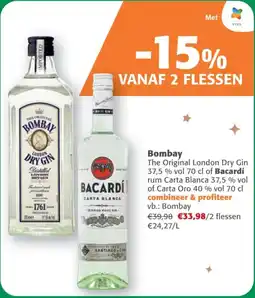 Comarkt Bombay of Bacardi aanbieding
