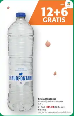 Comarkt Chaudfontaine natuurlijk mineraalwater aanbieding