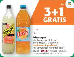 Comarkt Schweppes of Oasis aanbieding