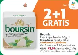 Comarkt Boursin of Maredsous aanbieding
