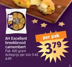 Albert Heijn AH Excellent breekbrood camembert aanbieding