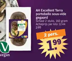 Albert Heijn AH Excellent Terra portobello sous-vide gegaard aanbieding