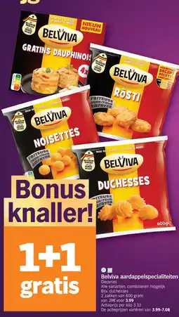 Albert Heijn Belviva aardappelspecialiteiten Diepvries aanbieding