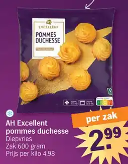 Albert Heijn AH Excellent pommes duchesse Diepvries aanbieding