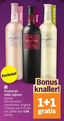 Albert Heijn Freixenet stille wijnen Spanje aanbieding