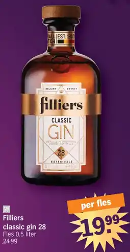 Albert Heijn Filliers classic gin aanbieding
