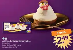 Albert Heijn AH Excellent roomijsmannetjes aanbieding