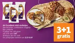 Albert Heijn AH Excellent mini-stolletjes aanbieding