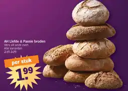 Albert Heijn AH Liefde & Passie broden aanbieding