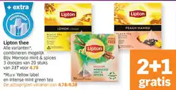 Albert Heijn Lipton thee aanbieding