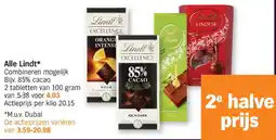 Albert Heijn Alle Lindt aanbieding