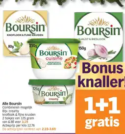 Albert Heijn Alle Boursin aanbieding