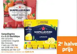 Albert Heijn Sanpellegrino aanbieding