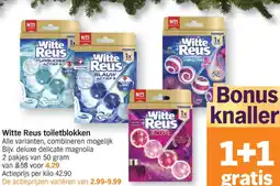 Albert Heijn Witte Reus toiletblokken aanbieding