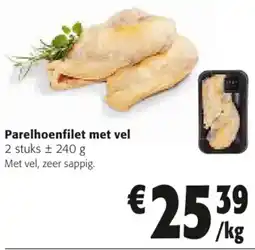 Colruyt Parelhoenfilet met vel aanbieding
