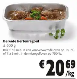 Colruyt Bereide hertenragout aanbieding
