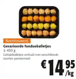 Colruyt Gevarieerde fondueballetjes aanbieding